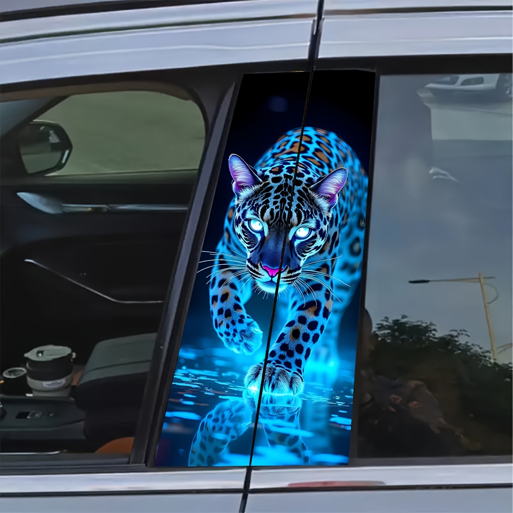 Car Accessories Joker - 2 peças luminosa leopardo impressão carro