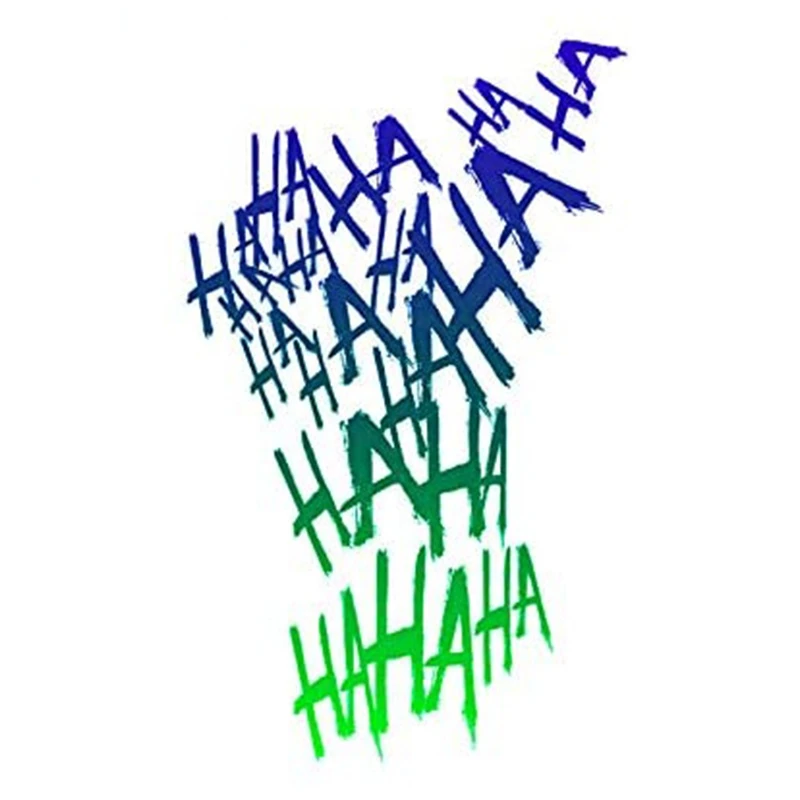 Car Accessories Joker - Hahaha-joker graffiti adesivo, 13cm, bonito, personalizado,