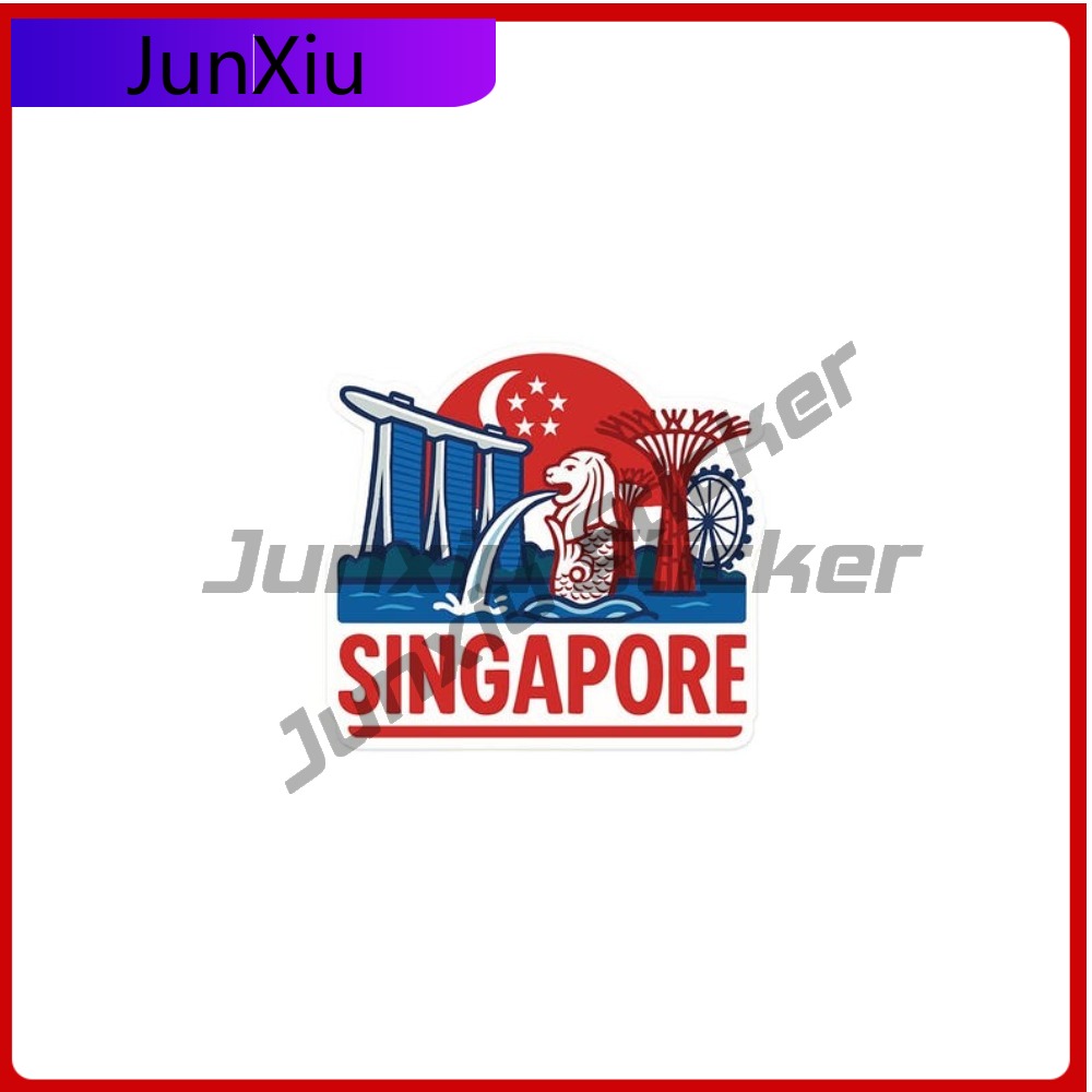 Car Accessories Singapore - Cingapura adesivo acessório decorativo decalque de