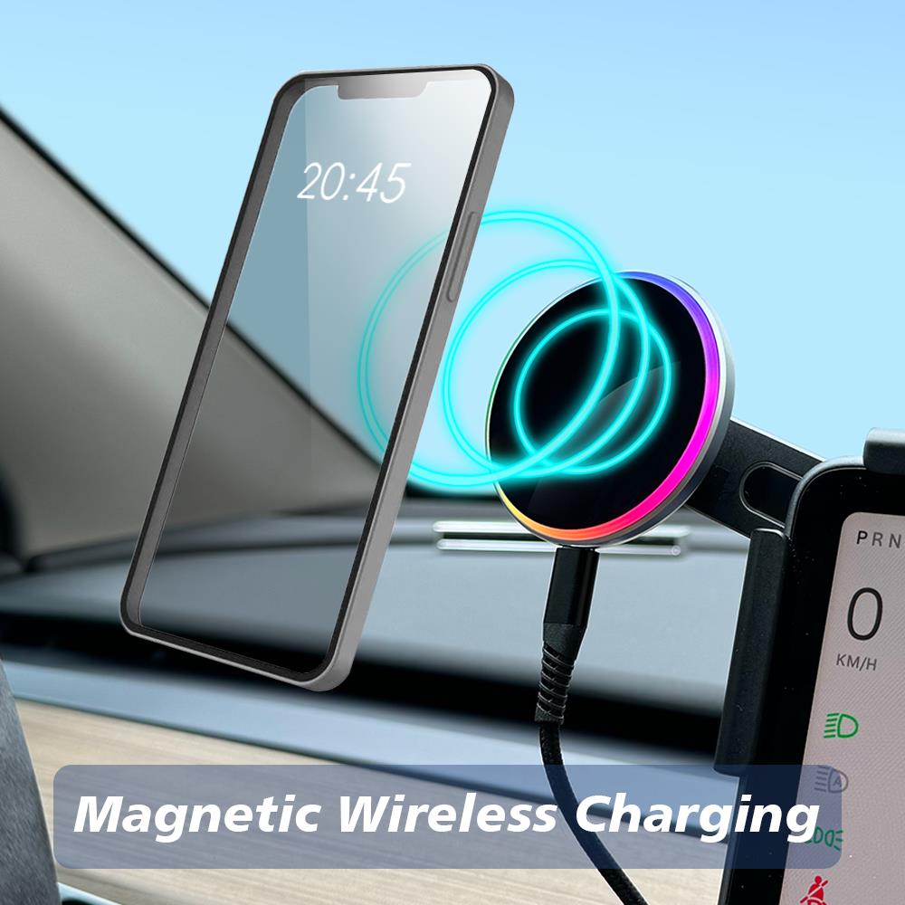 Wireless Car Charger - Suporte para Telefone de Carro 15W