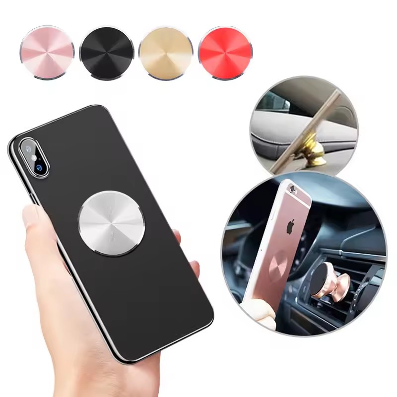 Car Accessories Phone Holder - Disco de Metal Fino para Suporte