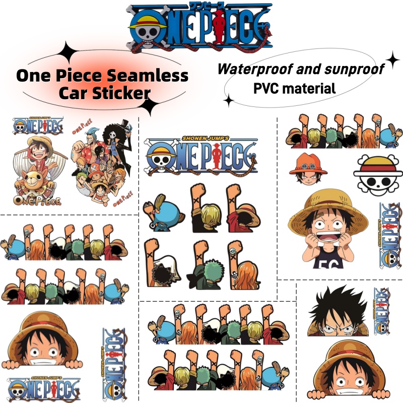 Car Accessories For Decoration - Adesivo para carro elétrico One Piece,