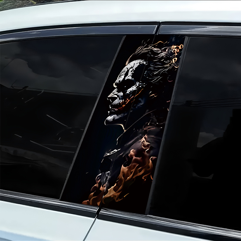 Car Accessories Joker - 2 peças de adesivos para pilar