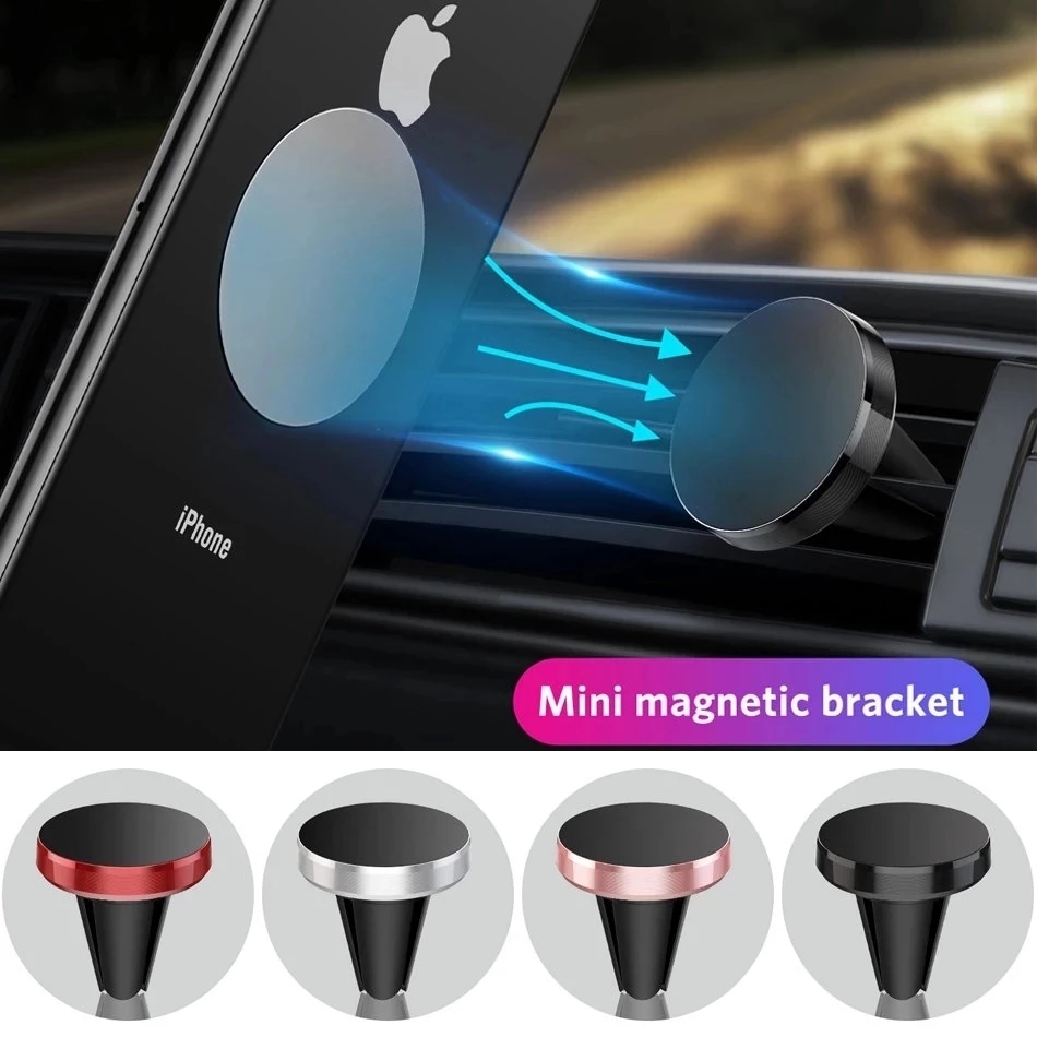 Car Accessories Phone Holder - Suporte Magnético Universal para Telefone de