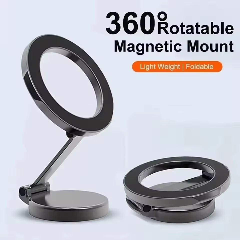 Car Accessories Phone Holder - Suporte Magnético Dobrável para Celular de