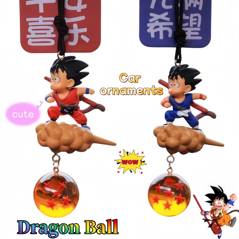 Car Accessories For Interior - Chaveiro Carro Voador Dragon Ball Goku,