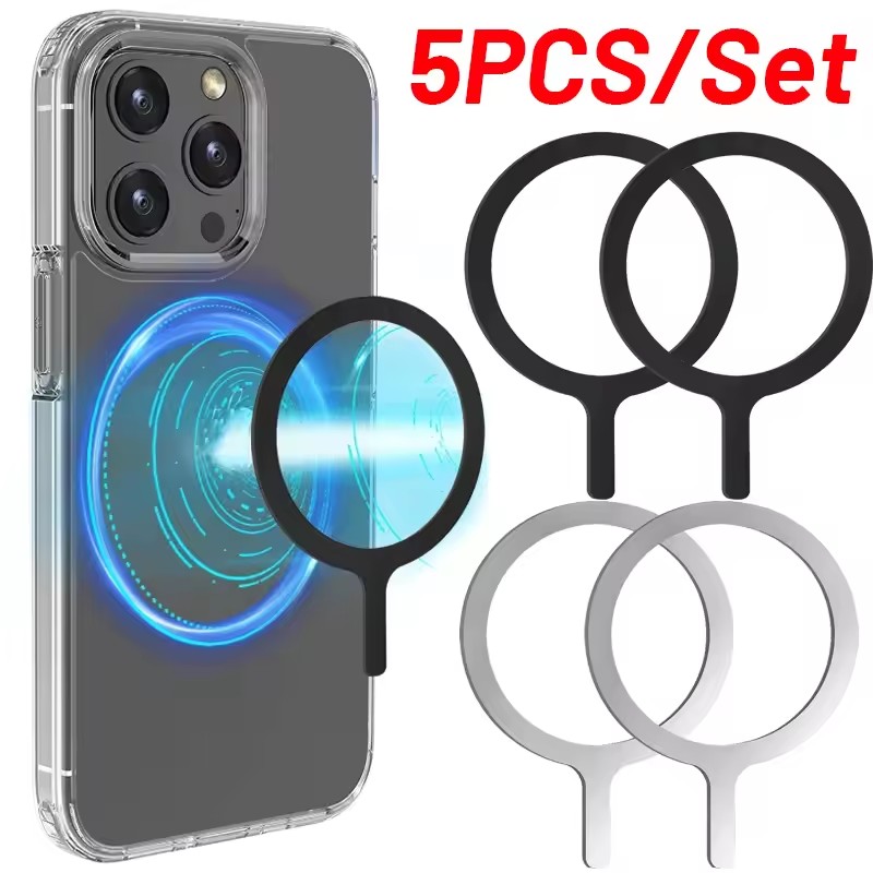 Car Accessories Phone Holder - 5-1 peças Anel Adesivo para Carregamento
