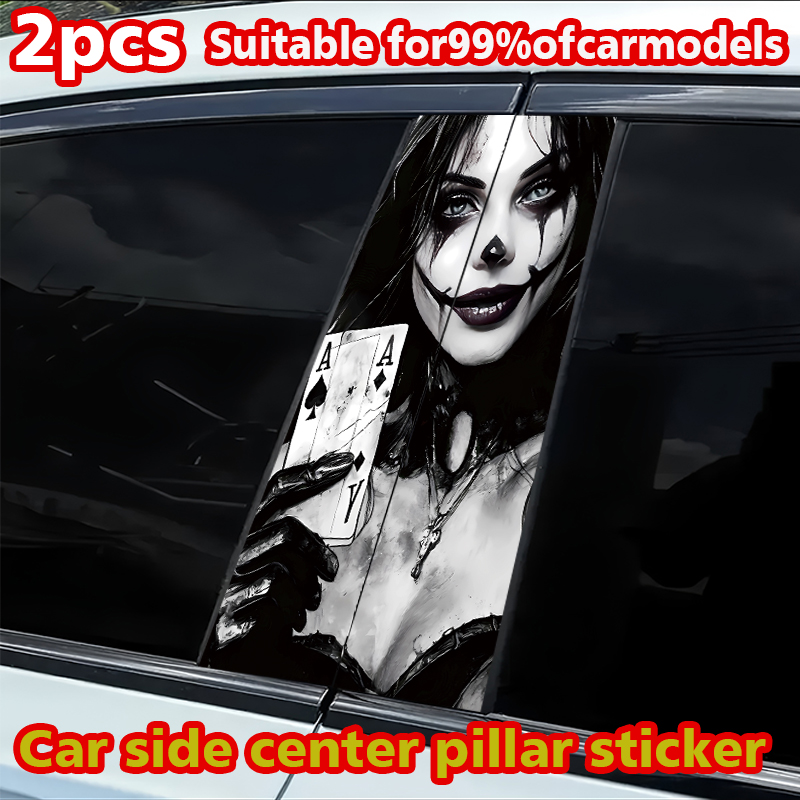 Car Accessories Joker - Adesivos personalizados para carro, 2 peças,
