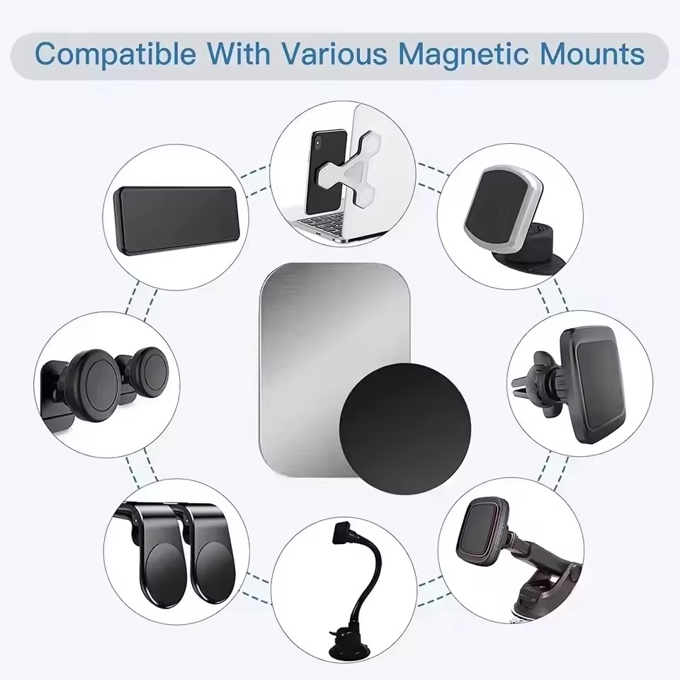 5/10 peças Placa Metálica Magn - Car Accessories Phone Holder avaliação e preço
