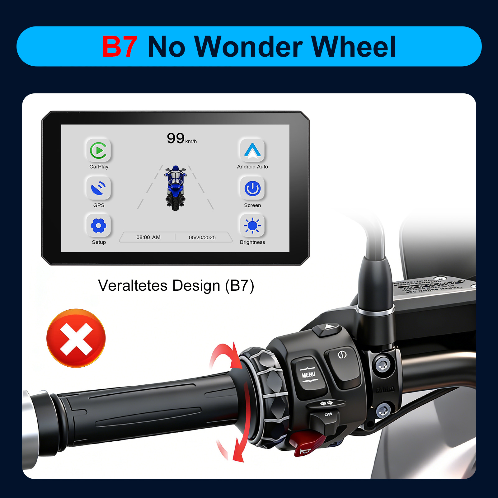 Carplay para BMW XR M1000 R120 - Wireless Car Charger avaliação e preço
