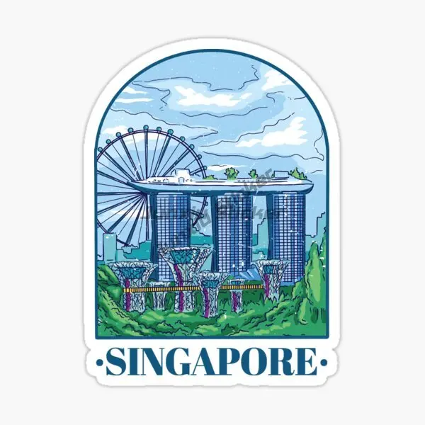 Mapa da bandeira de singapura  - Car Accessories Singapore avaliação e preço