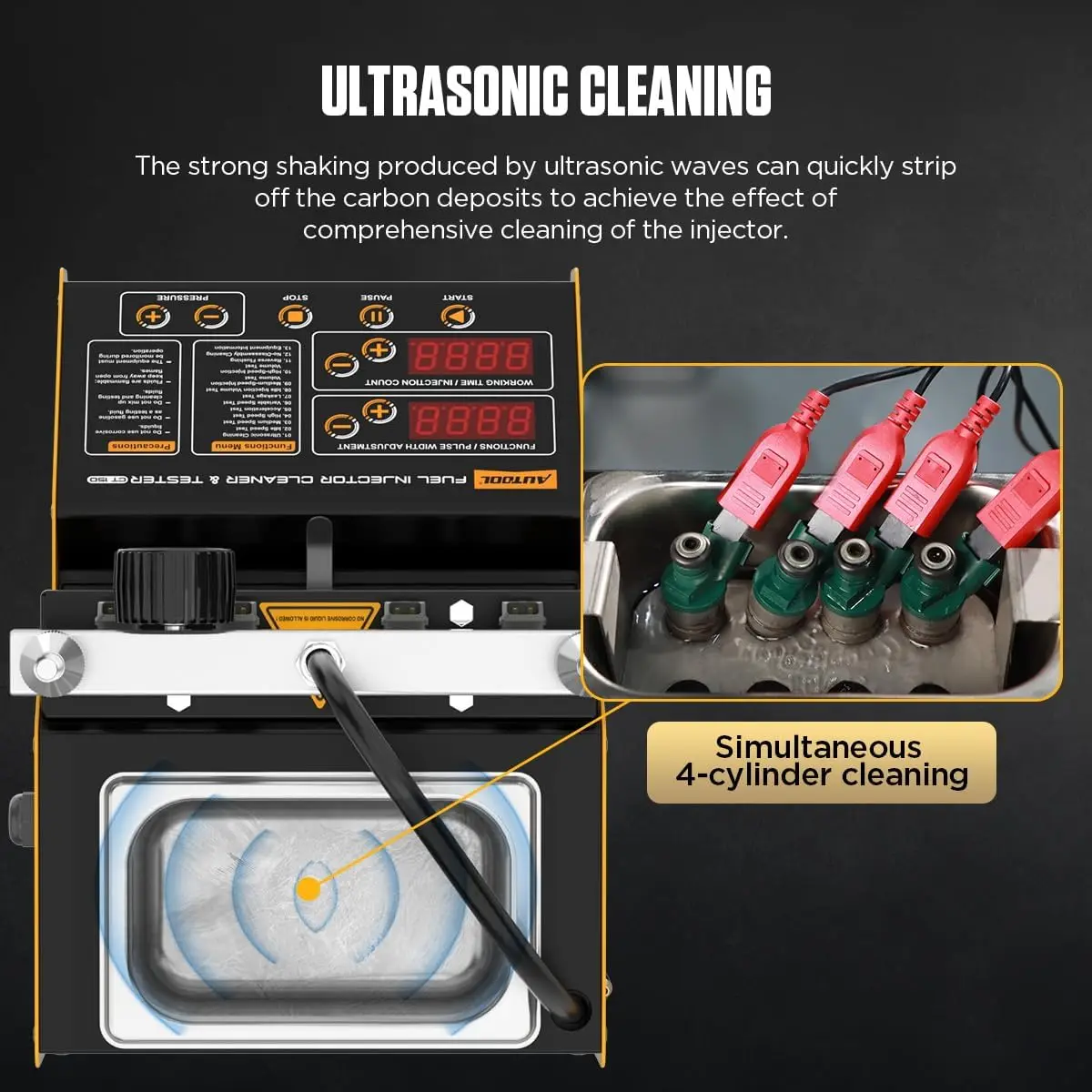 Limpador e Testador Ultrassôni - Fuel Injector Cleaner avaliação e preço