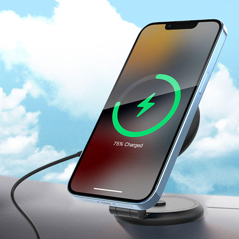 Suporte magnético oculto do te - Wireless Car Charger avaliação e preço