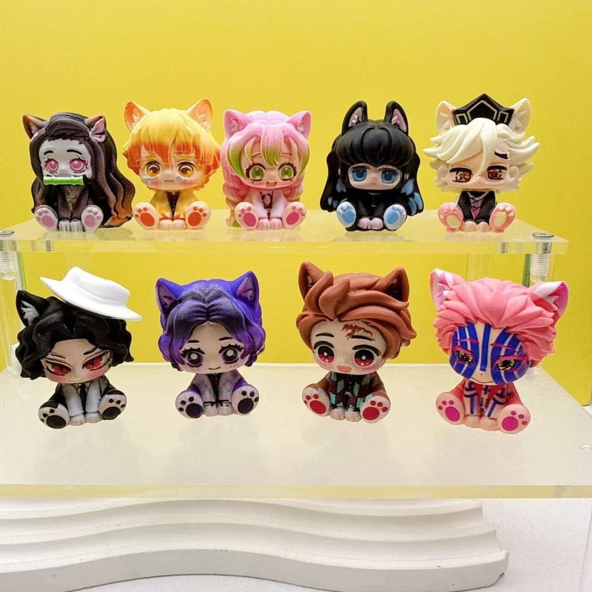 Figurinha Chibi Fofa de Demon  - Car Accessories For Decoration avaliação e preço