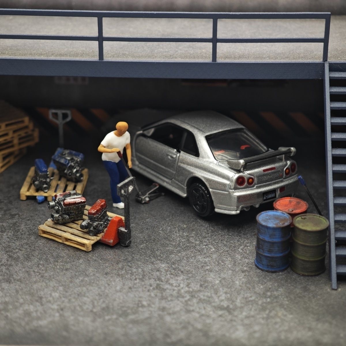 1:64 decorações de cena de loj - Car Accessories For Decoration avaliação e preço