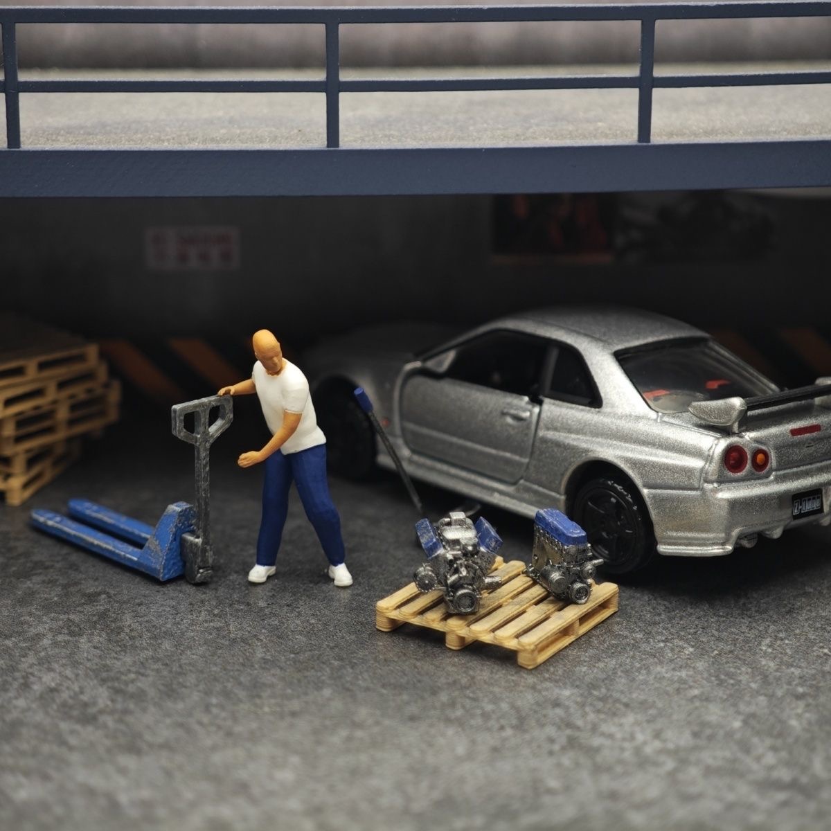 1:64 decorações de cena de loj - Car Accessories For Decoration avaliação e preço