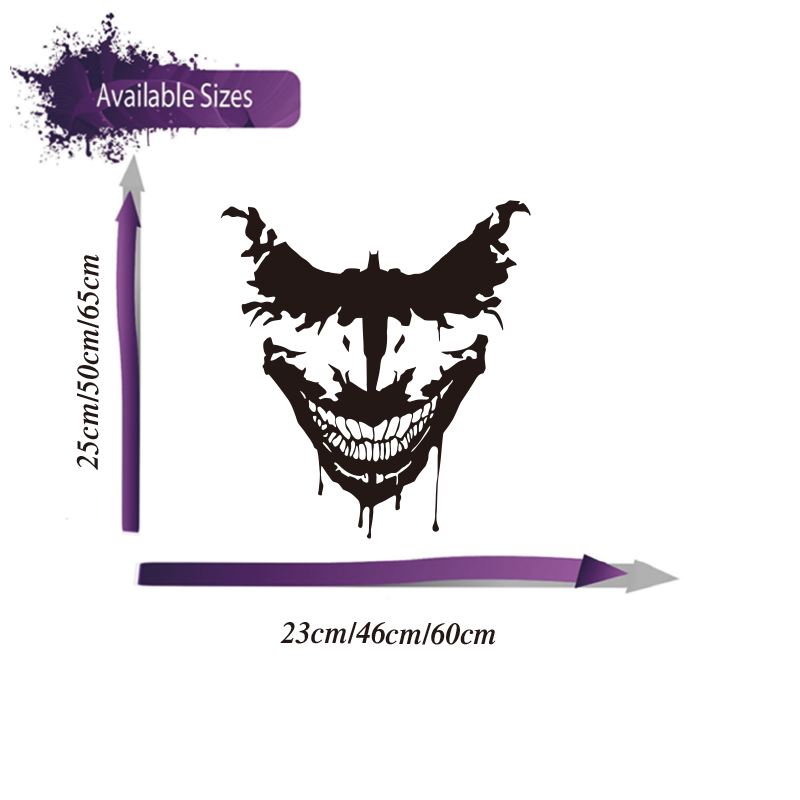 Adesivo de carro cartoon Laugh - Car Accessories Joker avaliação e preço