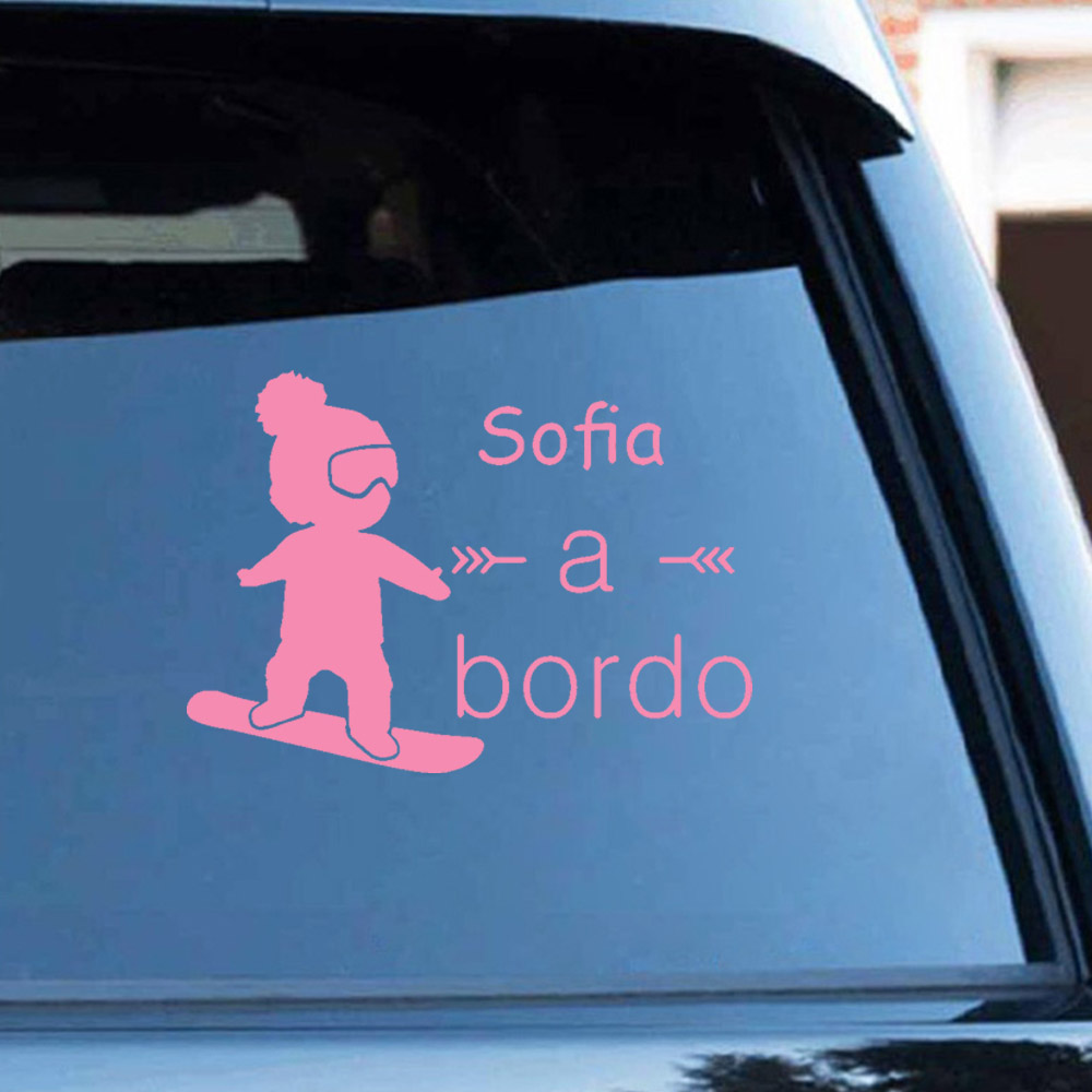 1pc vinil bebê a bordo colorid - Car Accessories For Decoration avaliação e preço