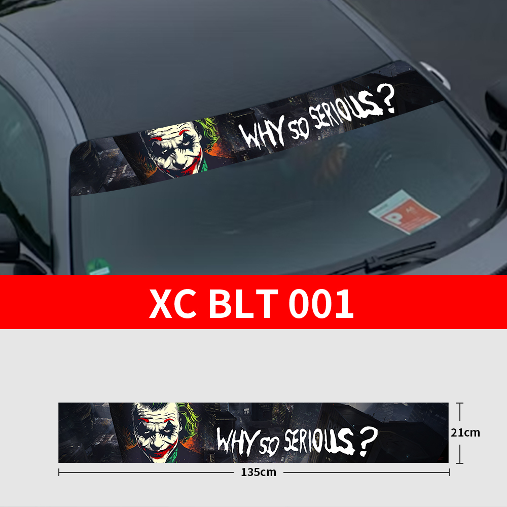 Por que tão sério adesivo de c - Car Accessories Joker avaliação e preço
