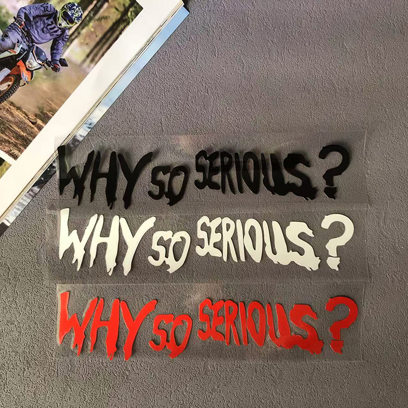 Por que tão sério decalques ad - Car Accessories Joker avaliação e preço